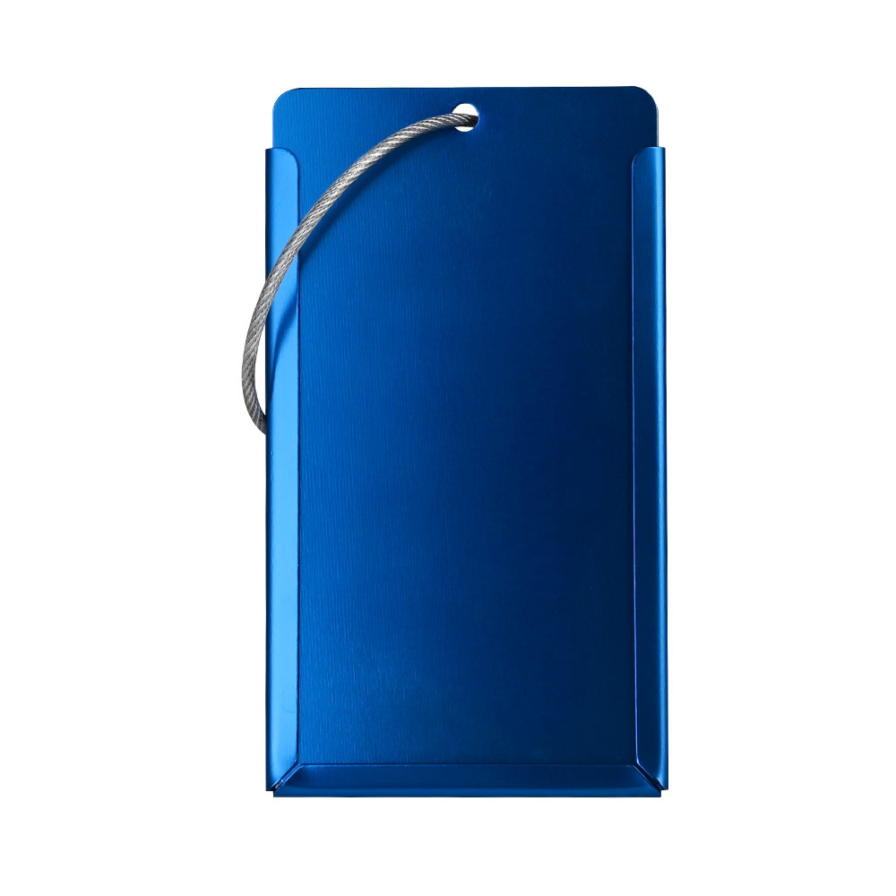 Aluminum Metal Travel Id Identifier Luggage Tags Blue Aluminum Metal Travel Id Identifier Luggage Tags Blue