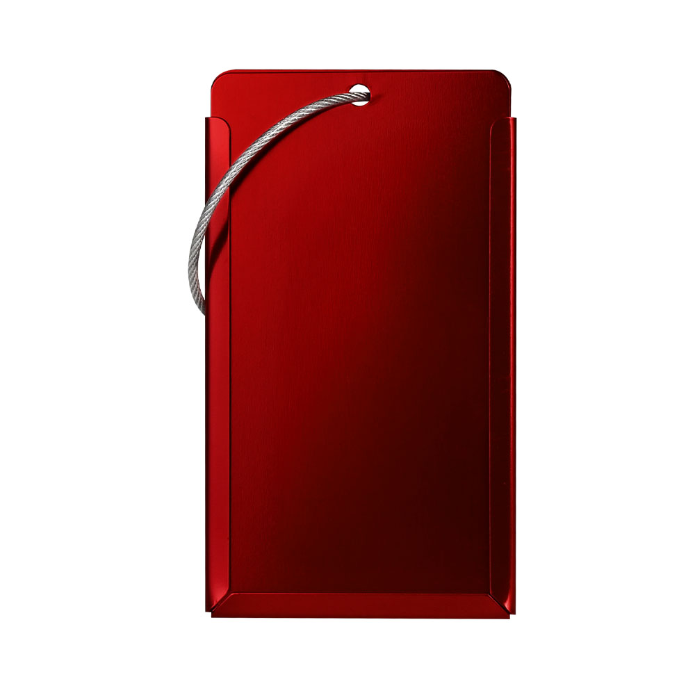 Aluminum Metal Travel Id Identifier Luggage Tags Red Aluminum Metal Travel Id Identifier Luggage Tags Red