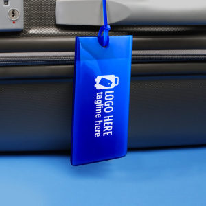 Colorful PVC  Luggage Tags With Strap