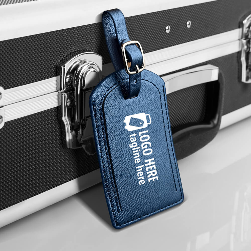 Portable PU Leather Luggage Tag