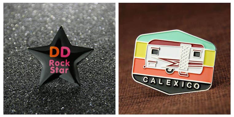 Offset Printed Pins vs Soft Enamel Pins