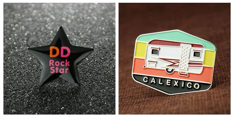 Offset Printed Pins vs Soft Enamel Pins Offset Printed Pins vs Soft Enamel Pins