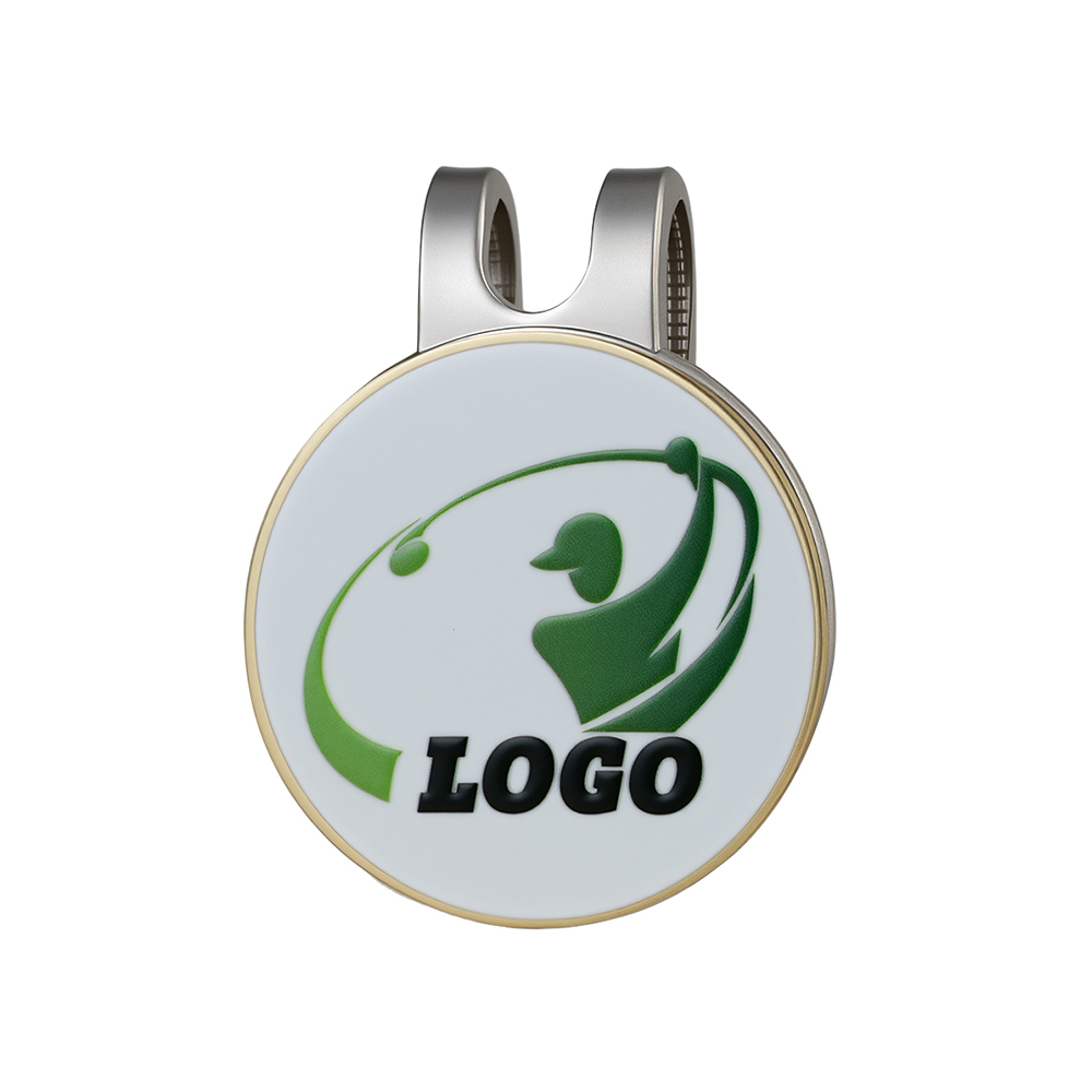 Printed Golf Hat Clips