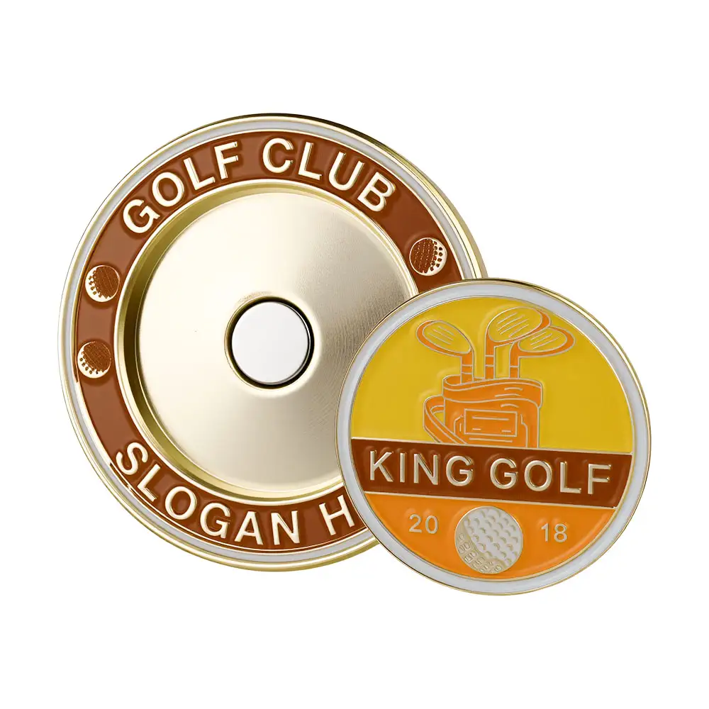 Soft Enamel Magnetic Ball Markers