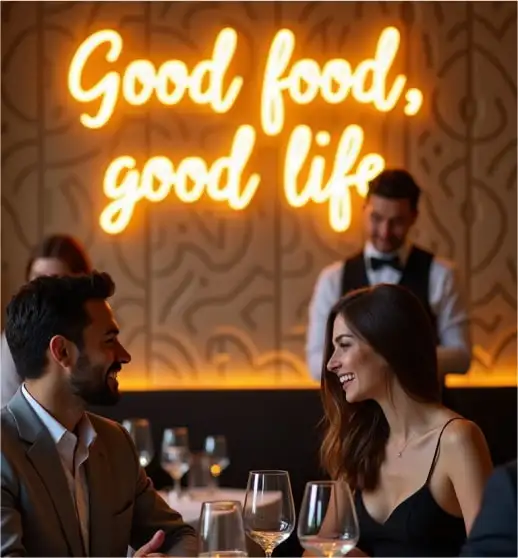 custom neon restaurant signs