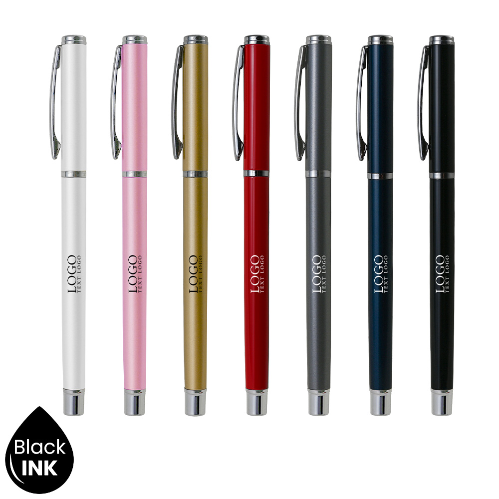 Group shot of High-Grade Glossy Business Custom Metal Pen