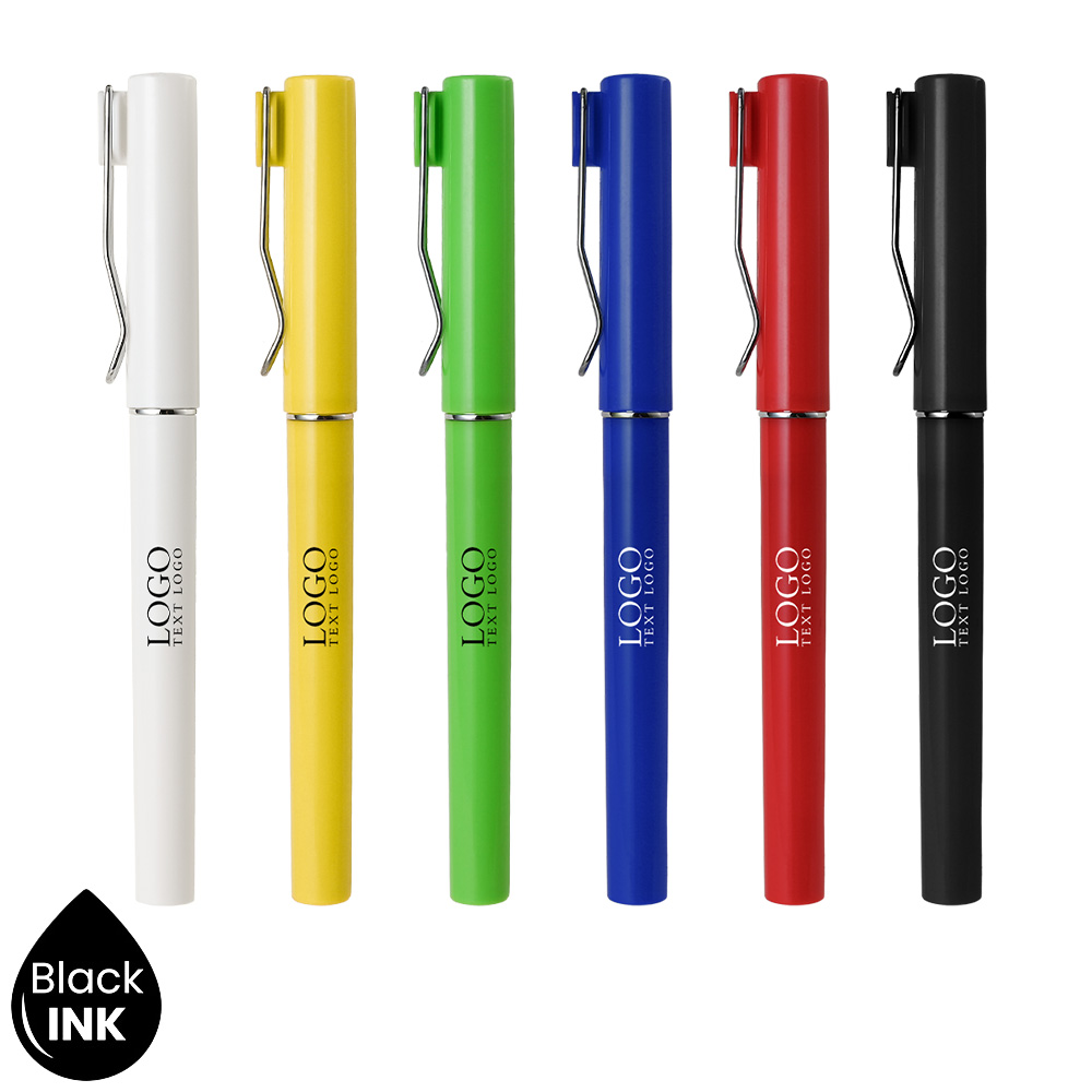 Group shot of Promotional Bright Colors Custom Plastic Pens