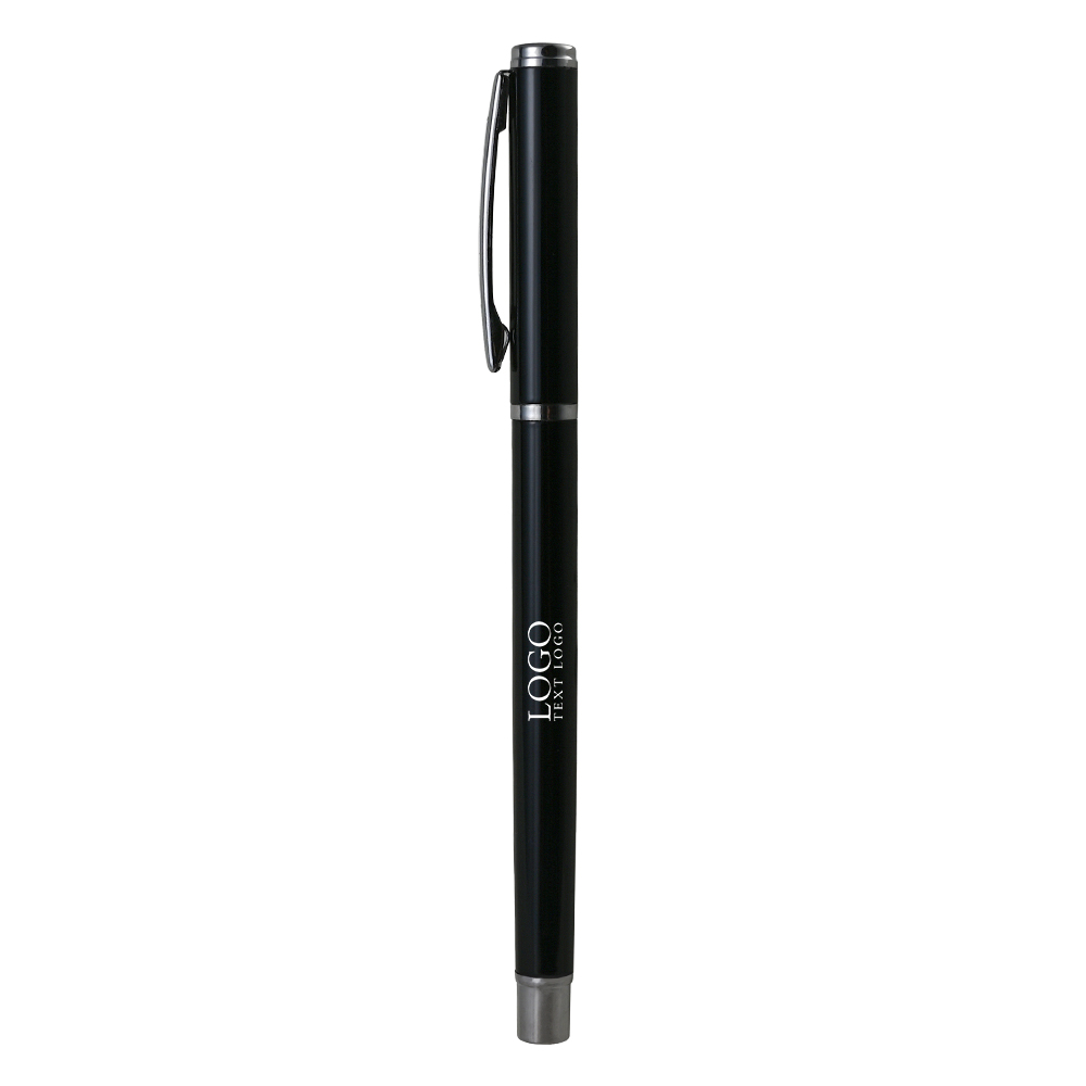 High-Grade Glossy Business Custom Metal Pen black with logo