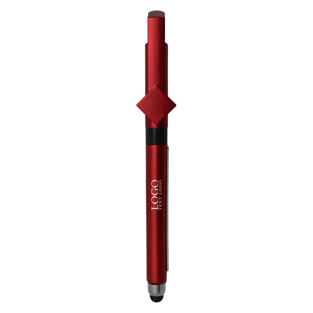 Personalized Pens With Removable Custom Advertising Banner red with logo