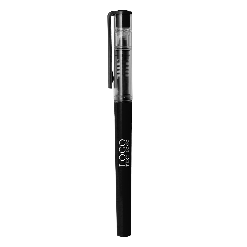 Colorful Comfortable Quick-Drying Custom Pen black with logo