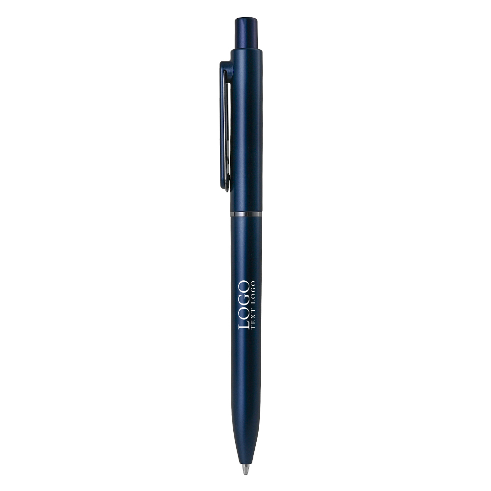 ElitePress Custom Click Gel Pen blue with logo