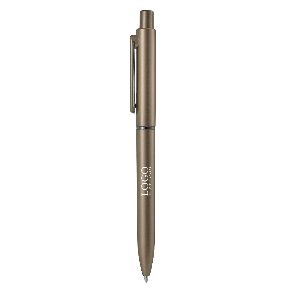 ElitePress Custom Click Gel Pen gold with logo