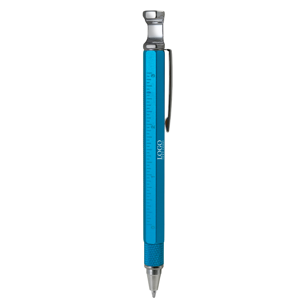MultiPro Custom Ballpoint Pen blue with logo