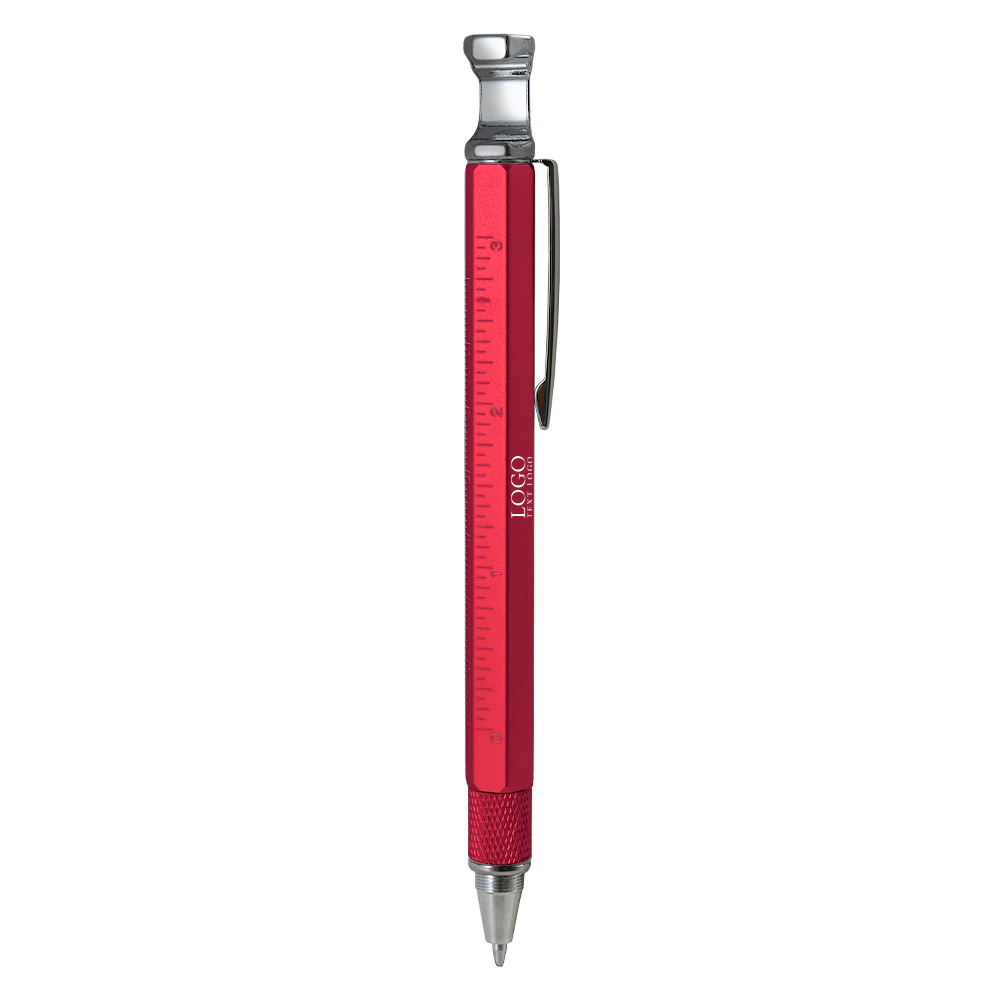 MultiPro Custom Ballpoint Pen red with logo