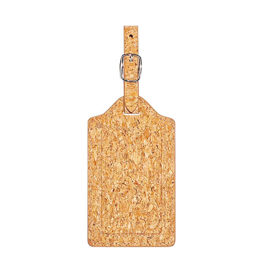 Natural Cork Travel Luggage Tag Natural Cork Front Natural Cork Travel Luggage Tag Natural Cork Front
