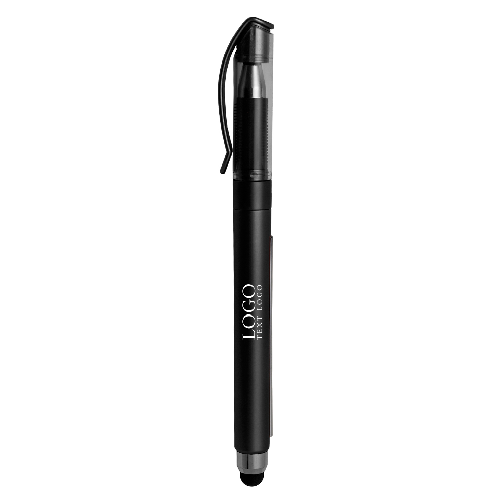 PromoBanner Pull-Out Banner Stylus Pen black with logo