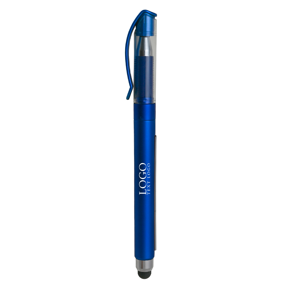 PromoBanner Pull-Out Banner Stylus Pen blue with logo