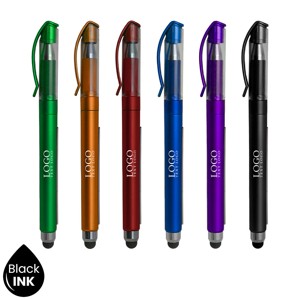 PromoBanner Pull-Out Banner Stylus Pen color with logo