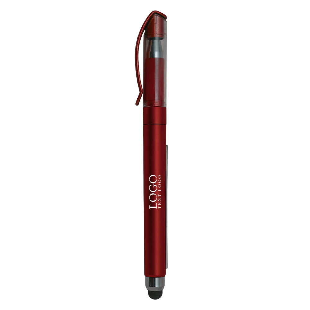 PromoBanner Pull-Out Banner Stylus Pen red with logo