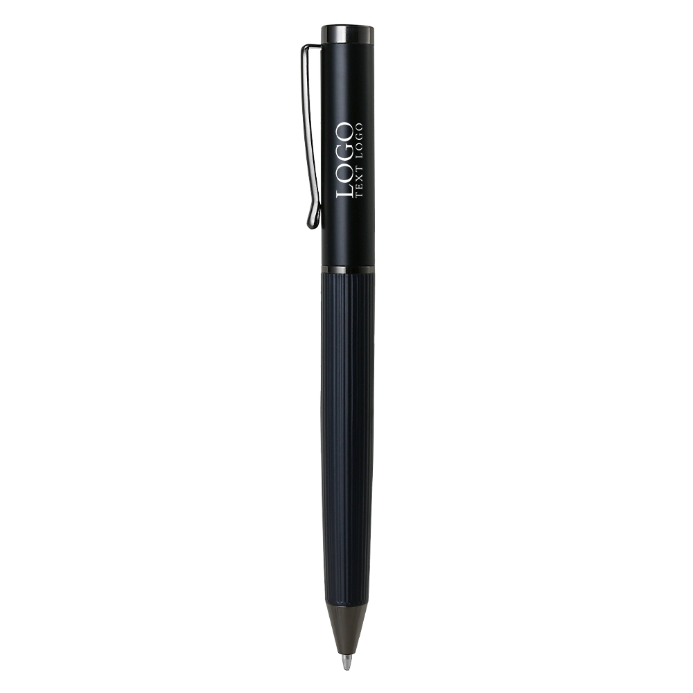 Promotional LuxMetal Custom Ballpoint Pen black With Logo