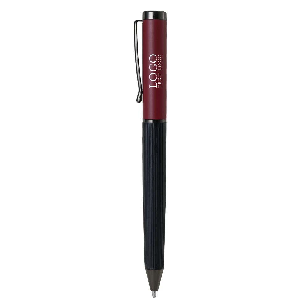 Promotional LuxMetal Custom Ballpoint Pen red With Logo