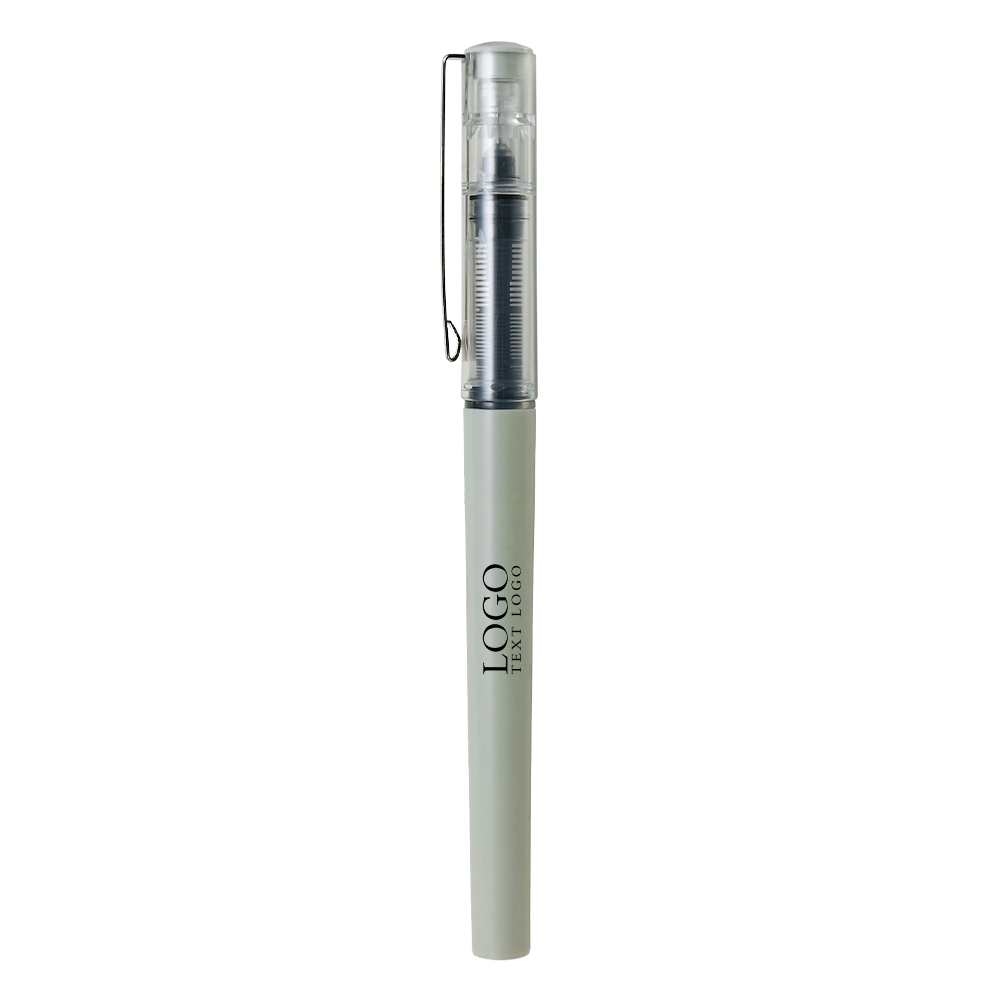 Promotional Morandi color Quick-Drying Custom Pen light green with logo