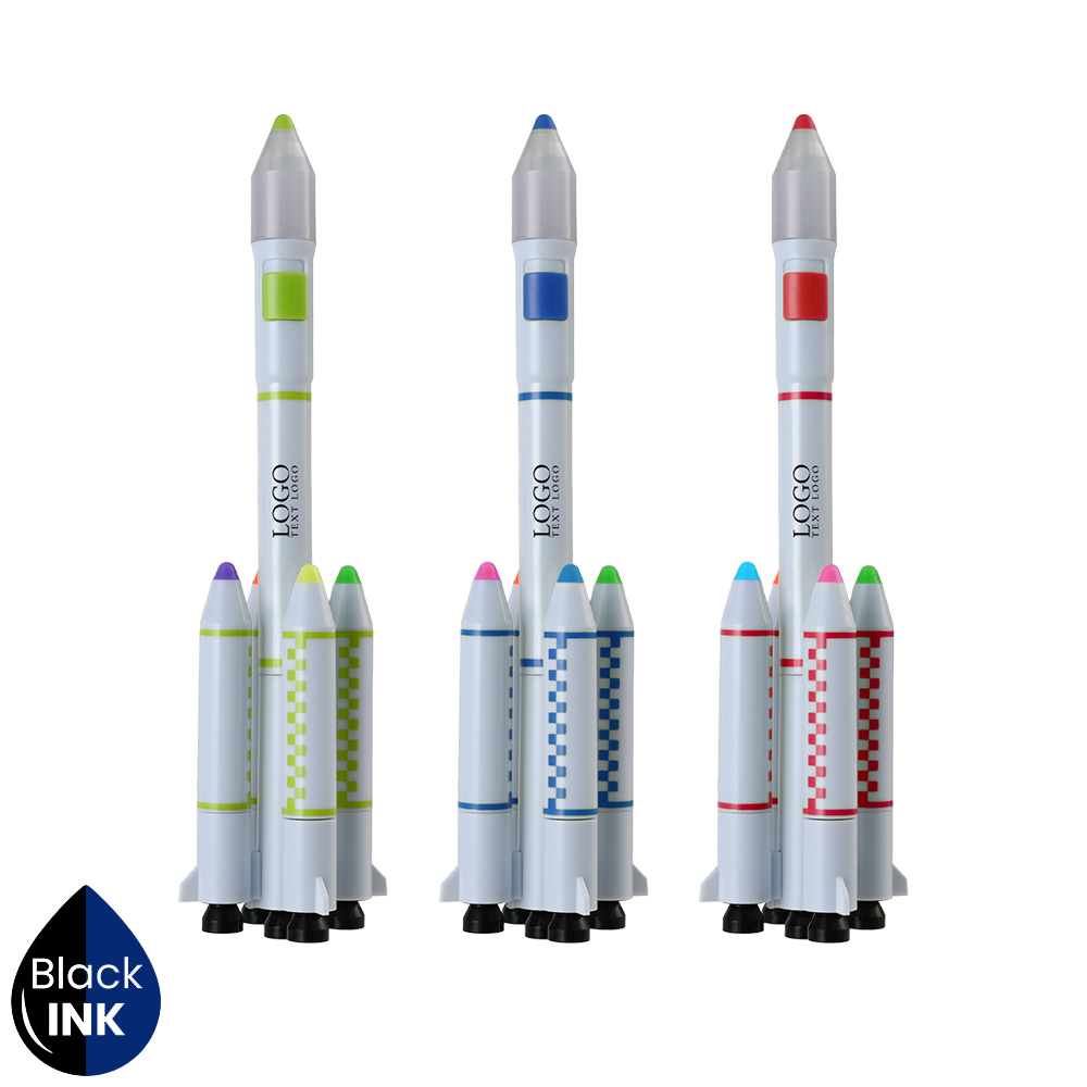 RocketGlow Customizable Ballpoint Pen Color with logo