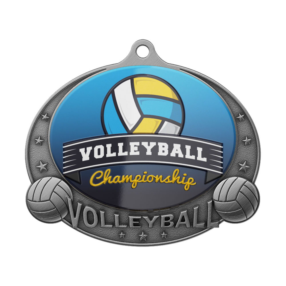 Volleyball Championship Medal front Volleyball Championship Medal front