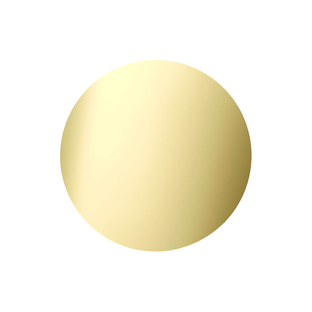 Round Gold Cufflinks