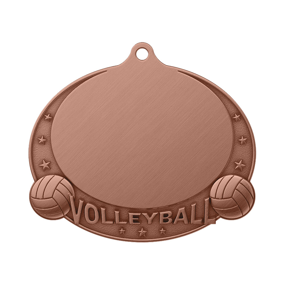 Volleyball Championship Medal antique copper Volleyball Championship Medal antique copper