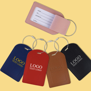 PU Leather Luggage Tag With Custom Logo 382400