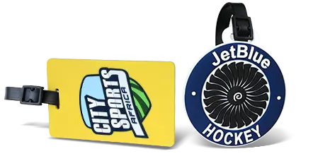 Soft PVC Luggage Tags in Bulk