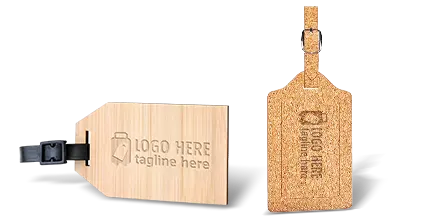 Wood Luggage Tags in Bulk