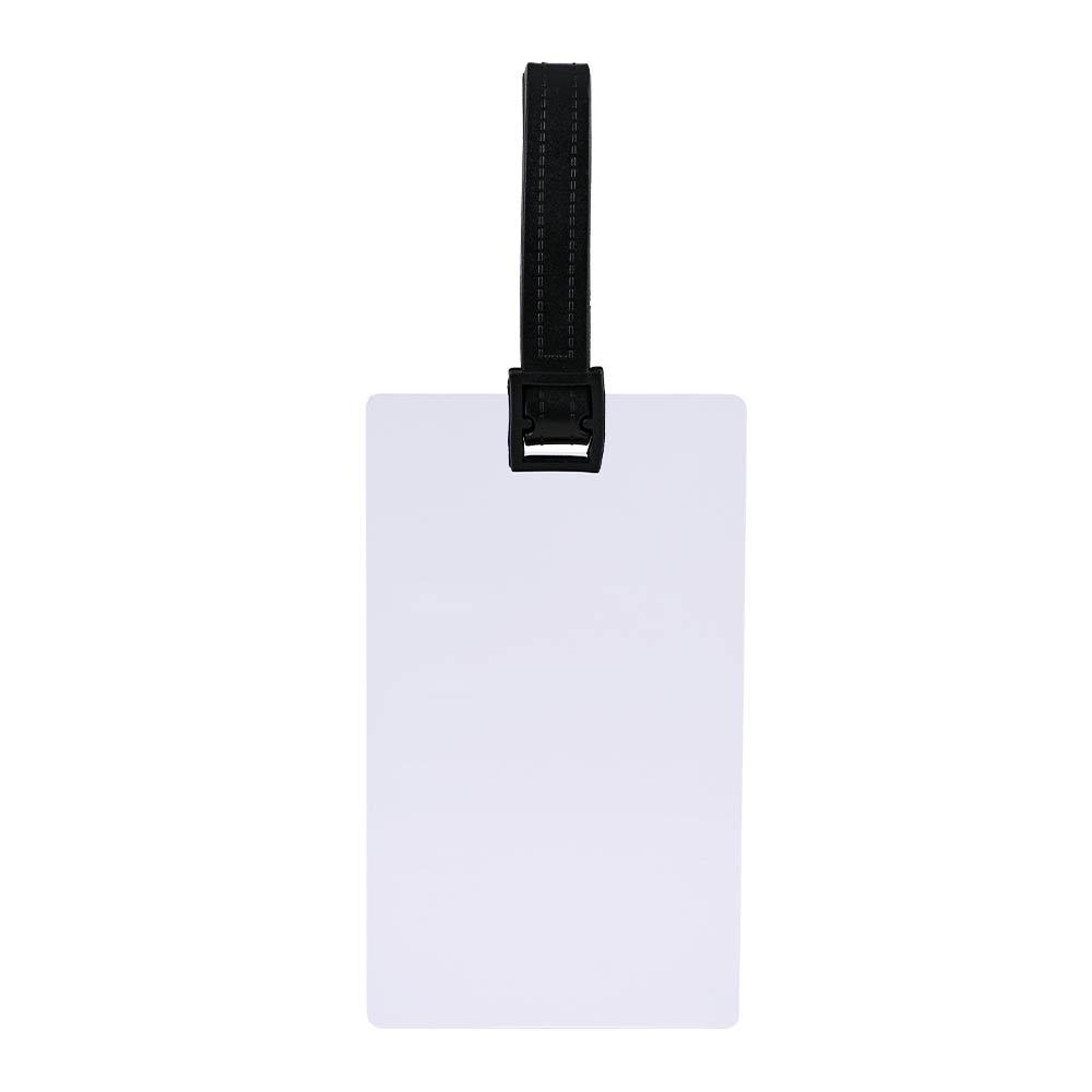 Full Color Plastic Luggage Tags With PVC Strap Front