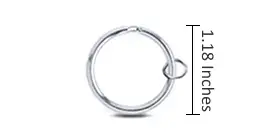 Split Ring Only Sliver of custom keychains