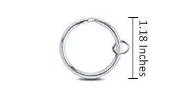 Split Ring Only Sliver of custom keychains