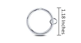 Split Ring Only Sliver of custom keychains