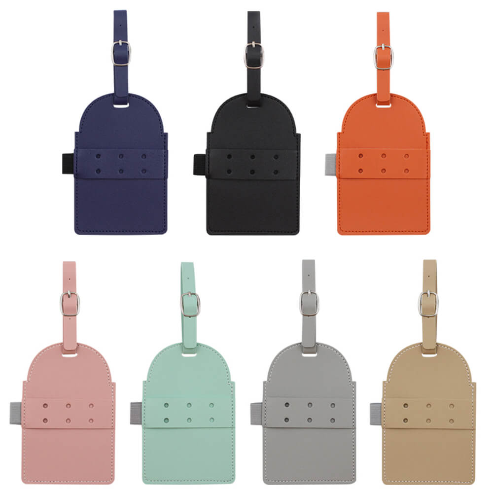 Group Shot of Portable Custom Golf Luggage Tag without Golf Tees