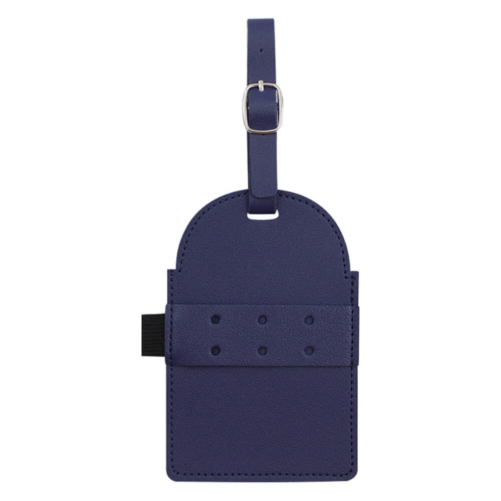 Portable Custom Golf Luggage Tag Navy Blue