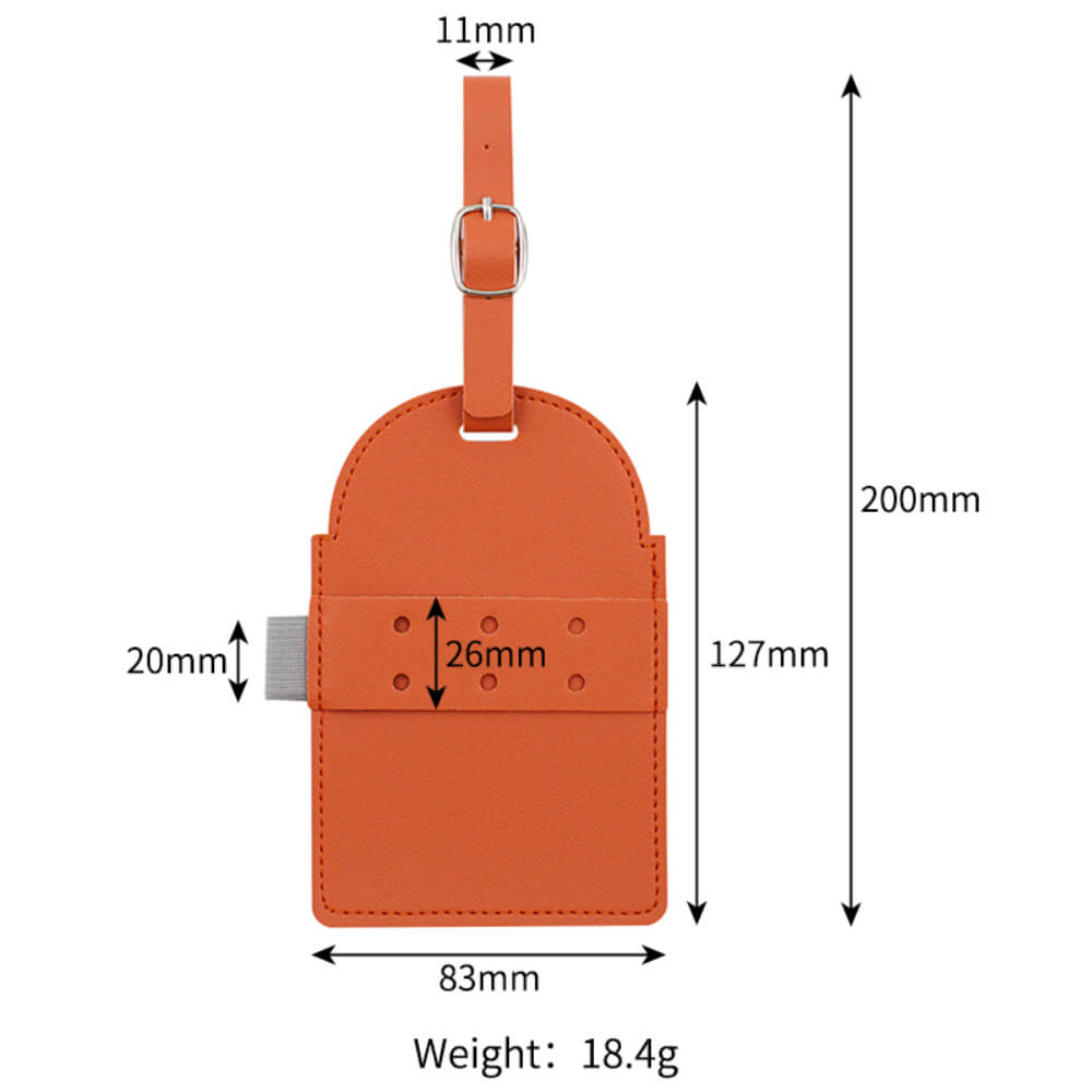 Size of Portable Custom Golf Luggage Tag