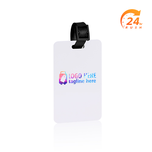 Full Color Plastic Luggage Tags with PVC Strap