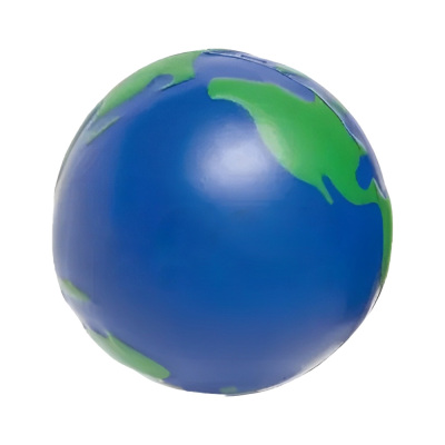 Earth Shaped Stress Ball