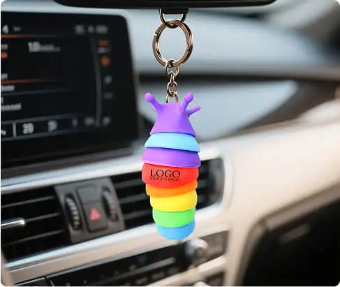 custom key tag with logo