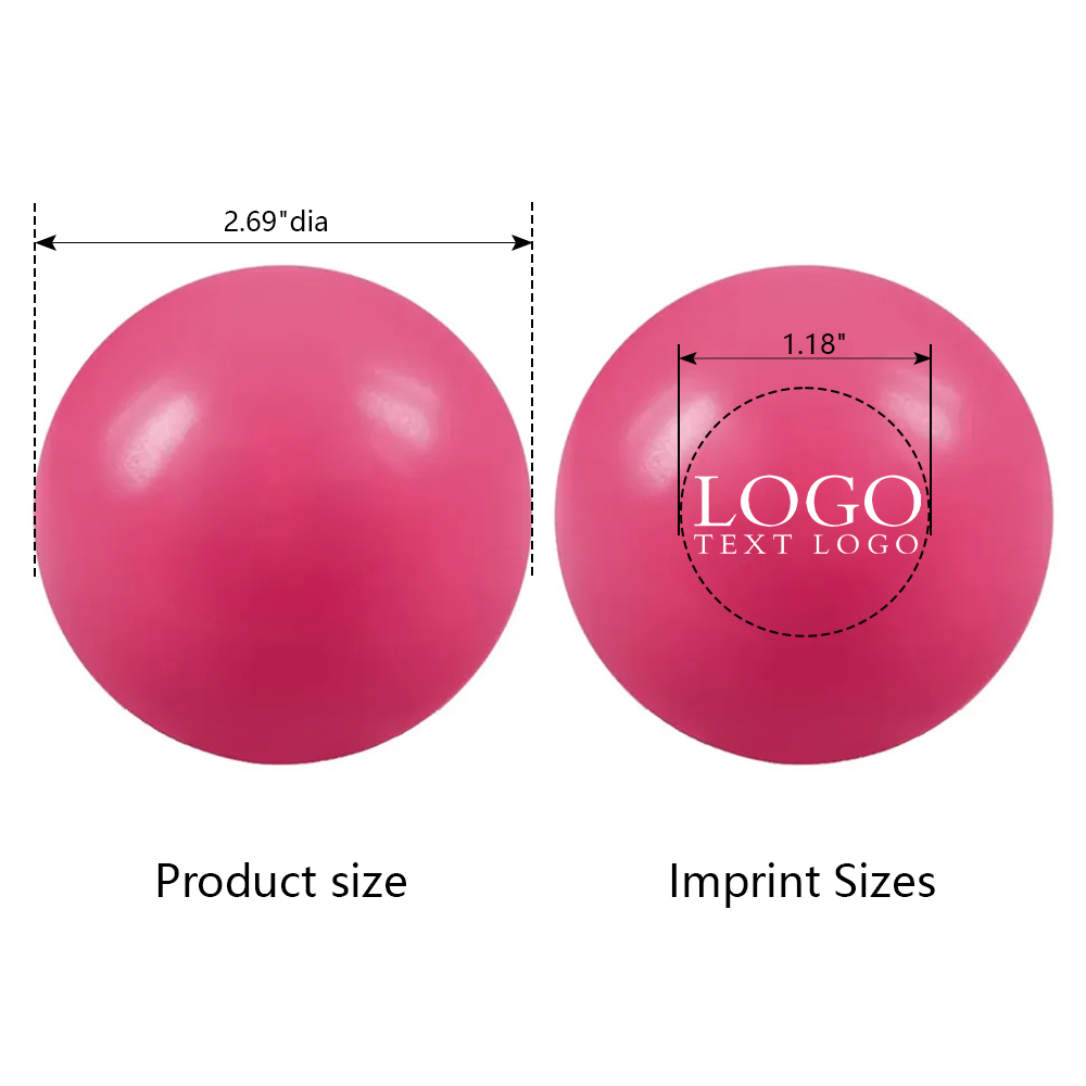 Custom Solid Color Round Stress Ball Custom Solid Color Round Stress Ball