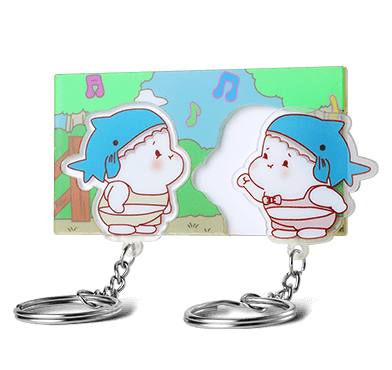 Custom Couples Keychain