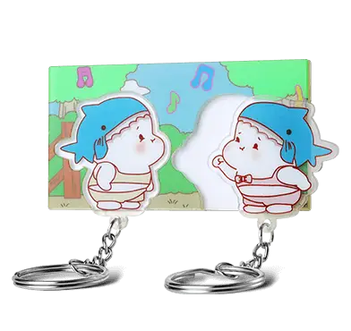 Custom Couples Keychain