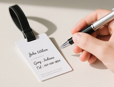Handwriting Information on the Back
