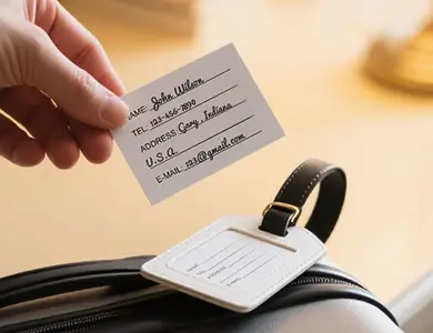 Removable Info Card Insert