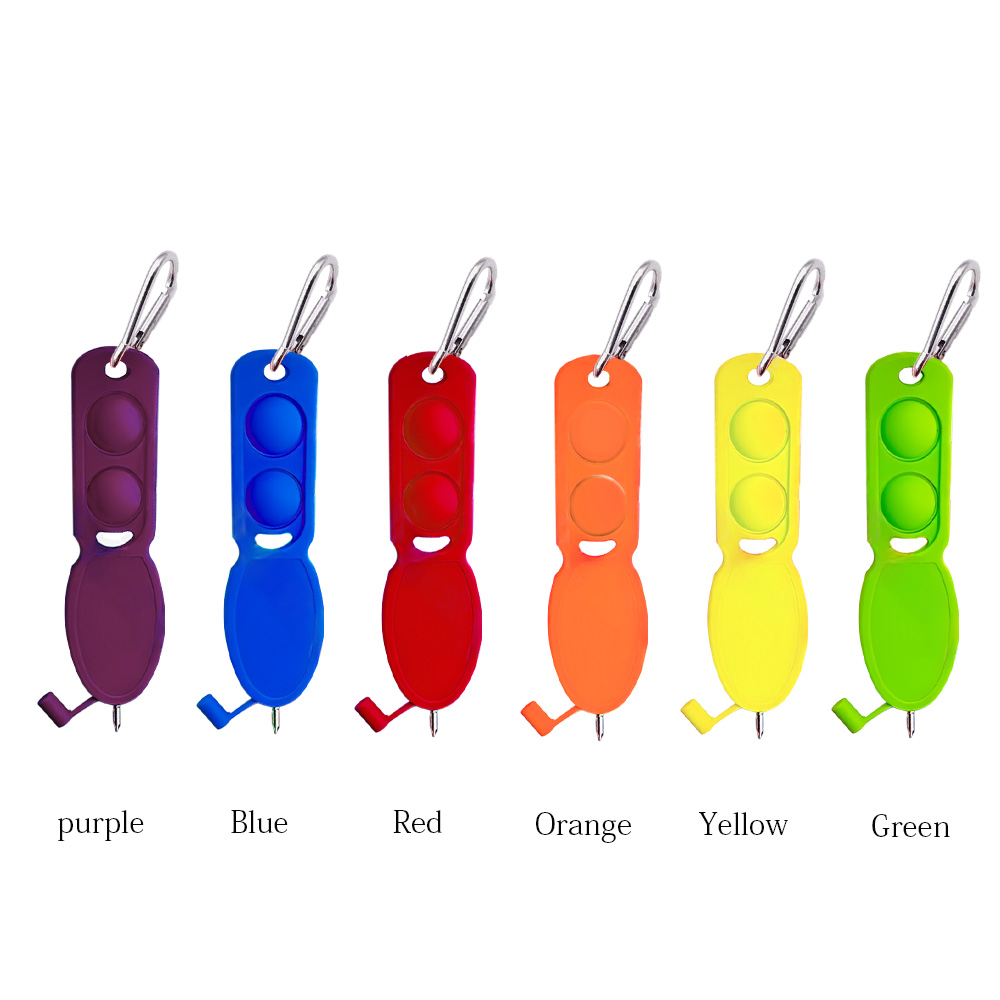 Custom Push Pop Pen Keychain with Carabiner Clip Custom Push Pop Pen Keychain with Carabiner Clip