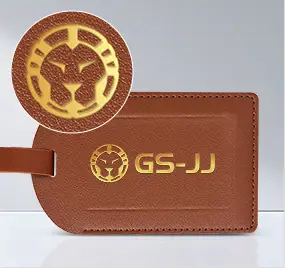 Gold Stamped of Luggage Tags